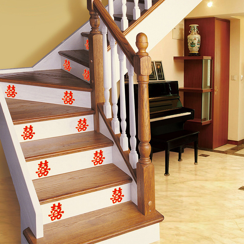 楼梯喜婚礼布置喜字婚房装饰玻璃门贴结婚创意个性喜字贴婚庆用品