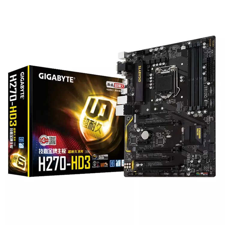 适用于Gigabyte H270-HD3  LGA1151 Intel H270 SATA 台式机 库存