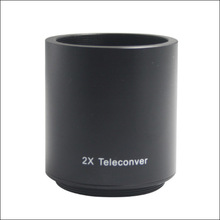 T2口2X天文摄影套筒 2X增距镜 增倍镜 折返望远镜配件