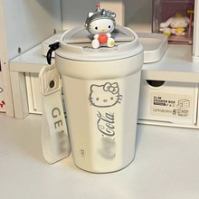 哈喽hellokitty保温杯新款水杯美式不锈钢便携水杯可乐随手杯