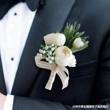 韩式接亲手捧花新娘结婚手拿抛花球珍珠仿真花婚纱摄影旅拍婚礼