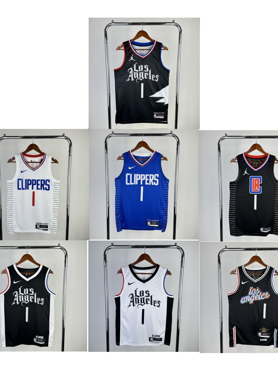 23赛季快船队城市版1号哈登篮球无袖背心运动休闲nba球衣-阿里巴巴