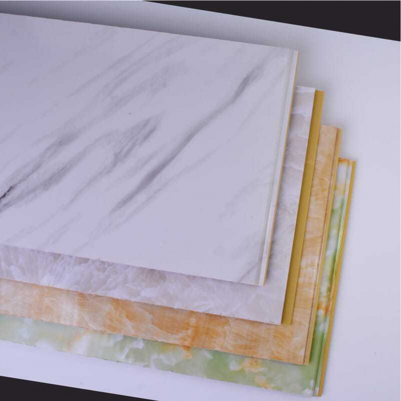 扣板石塑集成墙面板快装护墙板吊顶板材自装修材料pvc内墙装饰板