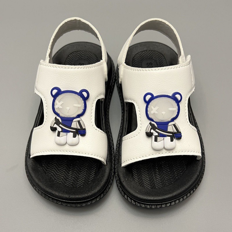 2024新款夏季宝宝儿童鞋子凉鞋卡通可爱洋气防滑软底手工童鞋露趾
