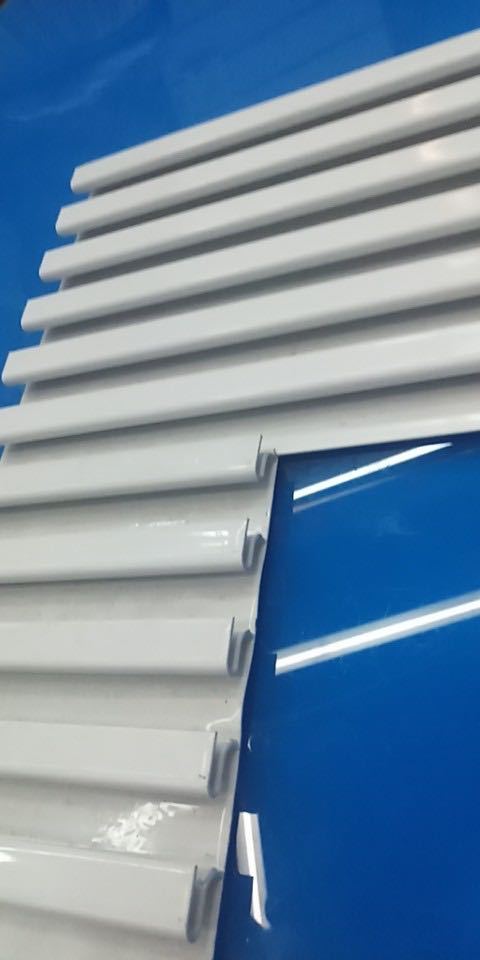 General Merchandise Aluminum Plate Trough Plate Decoration Board Slide Door White
