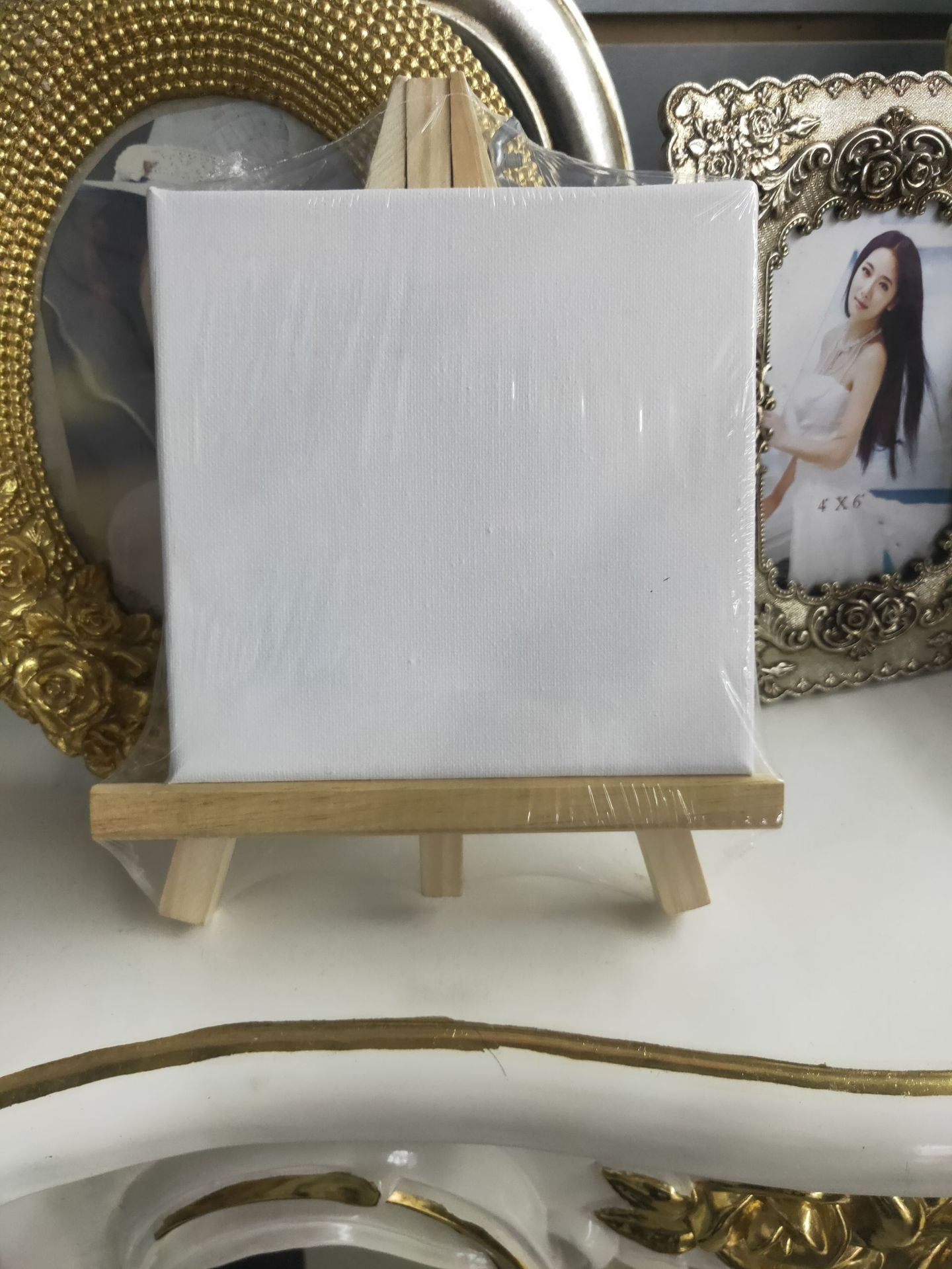 Factory Wholesale Canvas Frame Pure Cotton Oil Canvas Canvas Frame round Shaped Frame Inner Frame Acrylic Gouache Oil Painting Board