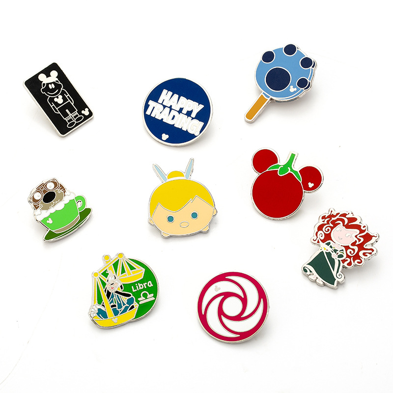 Factory Customized Cartoon Zinc Alloy Badge Imitation Enamel Craft Commemorative Brooch Metal Clothing Nameplate Badge