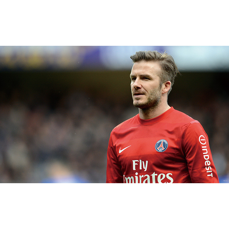 足球明星贝克汉姆海报超大高清自粘经典宿舍卧室墙壁纸装饰墙贴画