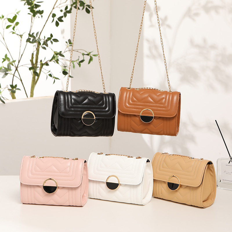 精美链条斜挎女包包年轻时尚网红单肩包外贸一件代发-阿里巴巴