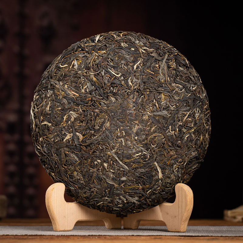 2021攸乐山龙帕头春纯料头采大树茶 普洱茶 生茶 七子饼茶357g