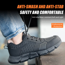 跨境批发男士工作鞋安全鞋轻便登山鞋防砸防刺劳保鞋safety shoes