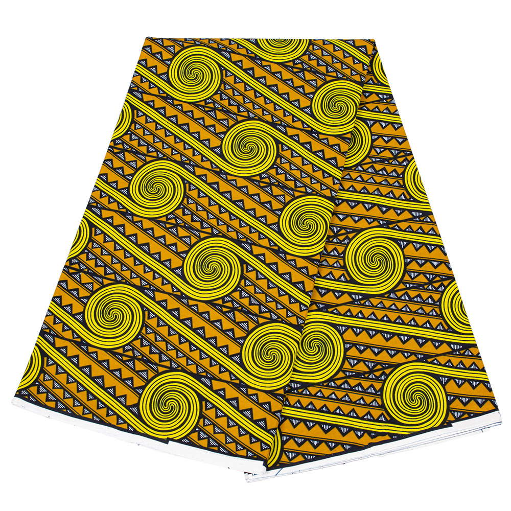非洲民族蜡染印花面料棉质双面几何印花蜡布african wax fabric