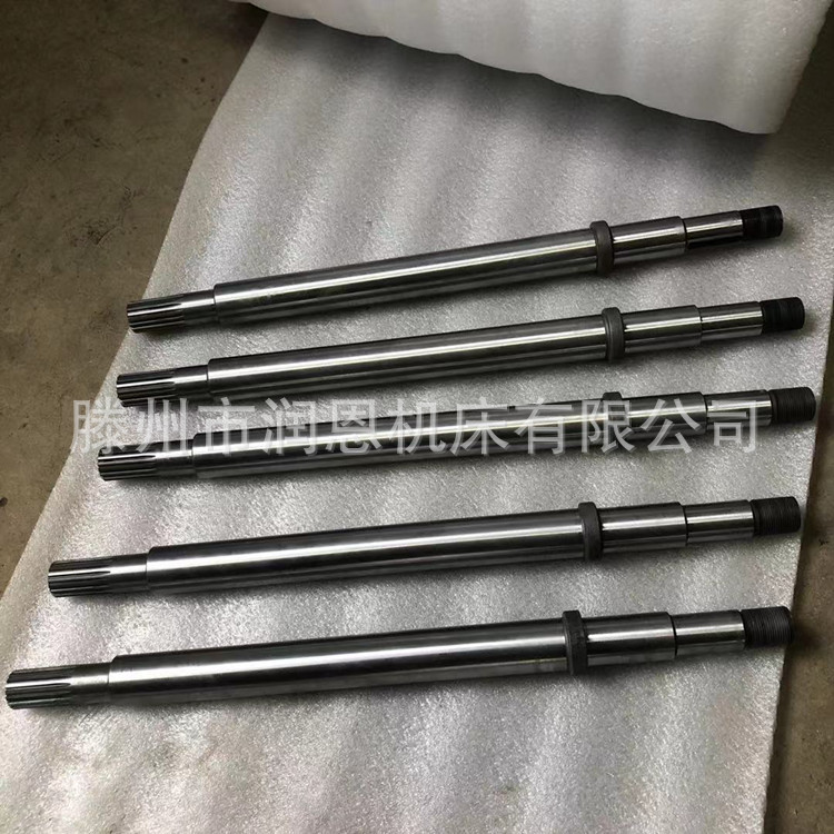 定做非标花键轴花键套渐开线矩形花键轴车床主轴传动轴定制