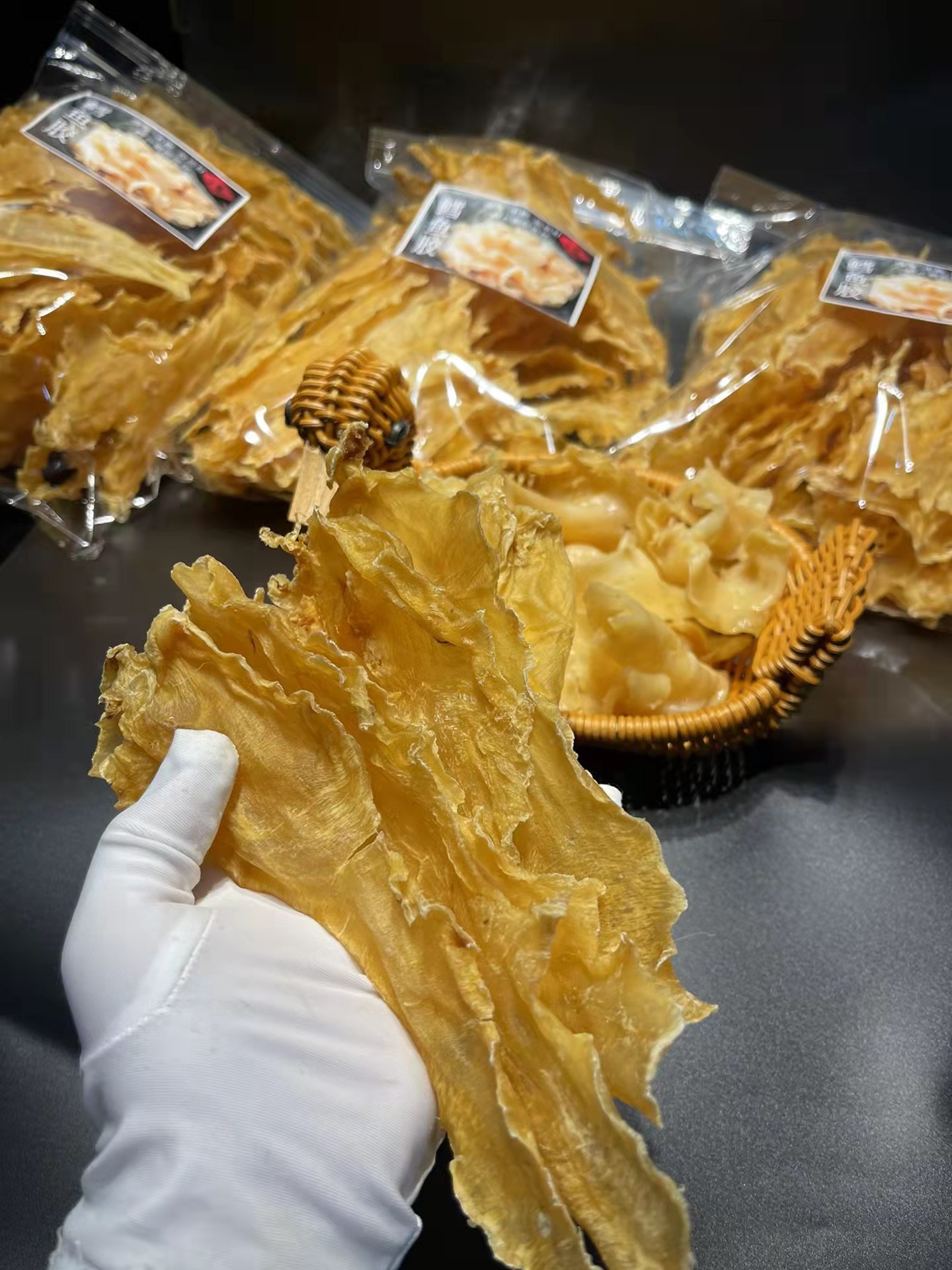 海味干货55头冰岛鳕鱼胶片滋补花胶鸡汤料现货散装批发量大价优