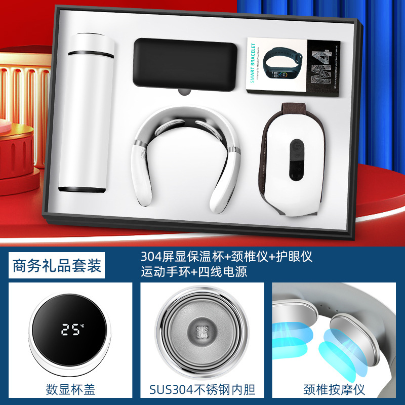 Business Gifts Power Bank Bluetooth Headphone Set Company Group Building Hand Gift Opening Activity Present for Client Staff