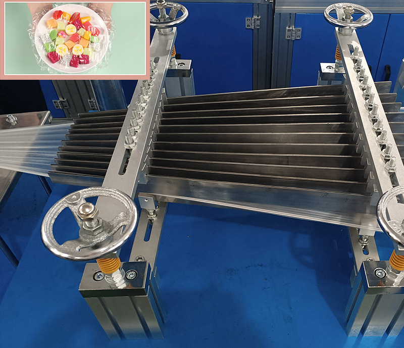 浴帽机无纺布条帽机塑料薄膜餐盘套机一次性浴帽制造机浴帽生产机