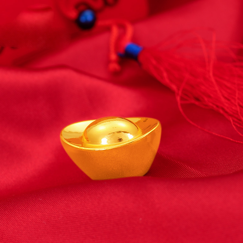 9金元宝黄金au999.9投资金条送礼金元宝纯金水贝黄金批发