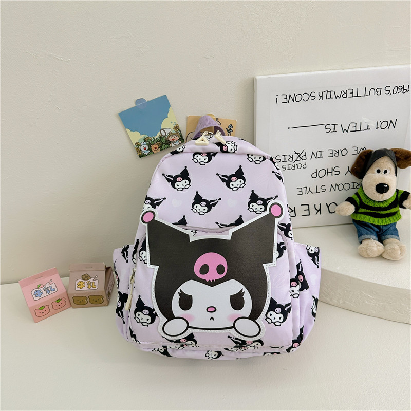 Korean Cartoon Kindergarten Backpack Fashion Anime Kids Shoulder Bag Cute Schoolbag for Children Trendy Nylon Backpack