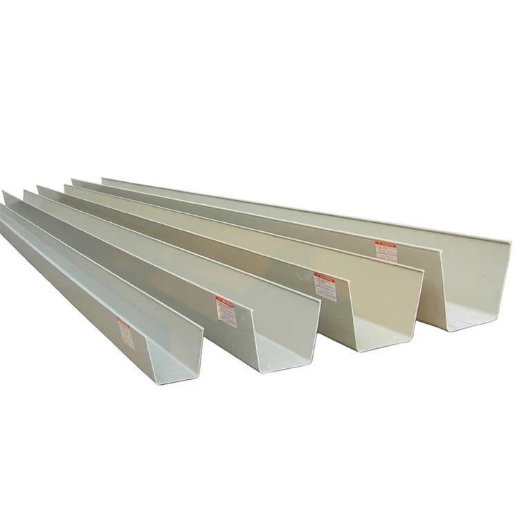 檐沟种菜屋檐雨水槽排水槽房檐别墅接水槽u型管屋顶u型pvc水槽u型