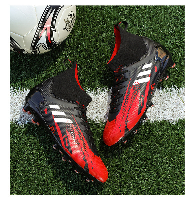 足球鞋高帮男成人x19 ag长钉人造草地碎钉儿童tf碎钉比赛训练鞋女