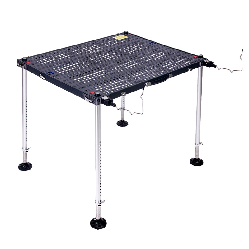 连球深水镂空钓台lq185铝合金特大钓鱼台多刹防晃动加厚钓鱼平台