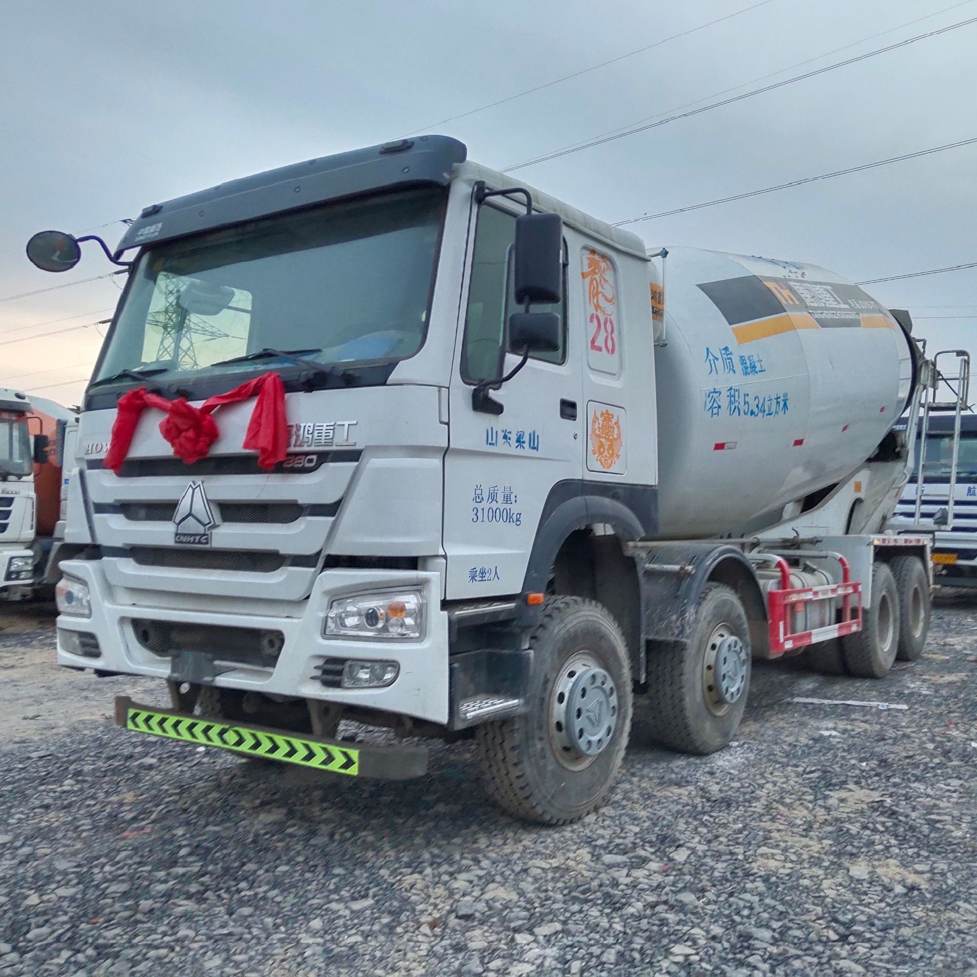 出售二手豪沃水泥搅拌车 20方混凝土搅拌运输罐 howo混泥土罐车