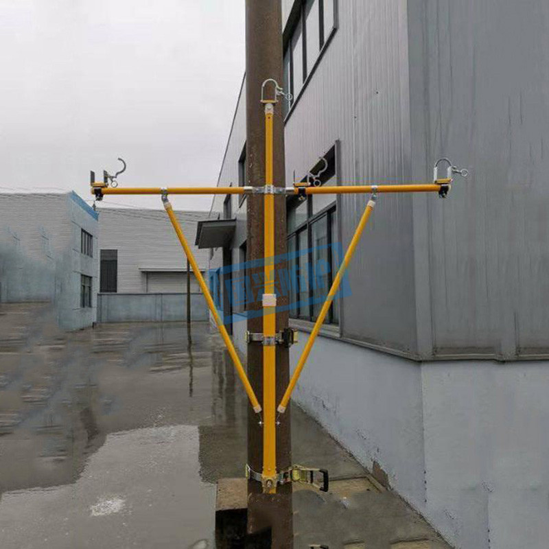 电力线路检修电缆支架高压辅助临时支架2米三相导线支撑架