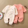 new pattern baby Autumn and winter Flaky clouds Long sleeve Conjoined Climbing clothes baby go out thickening keep warm Conjoined Romper Home Furnishings