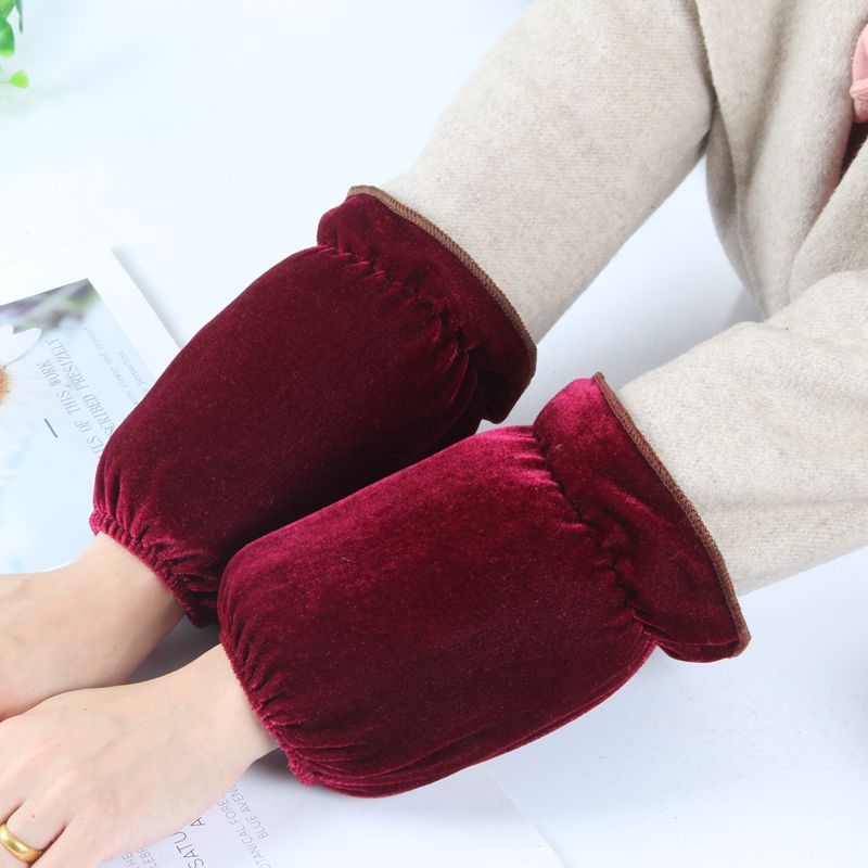 袖套女金丝绒秋冬新款套袖女士成人防污短款办公上班耐脏护袖批发