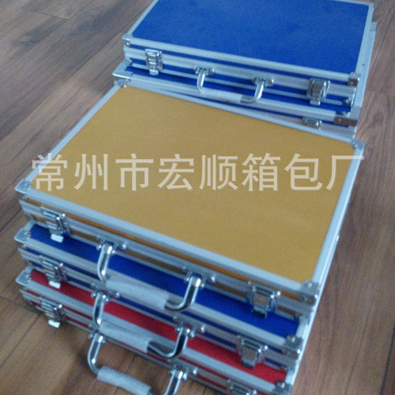 出售铝合金工具包装箱 仪器设备装置箱 画笔文体用品展示收纳铝箱