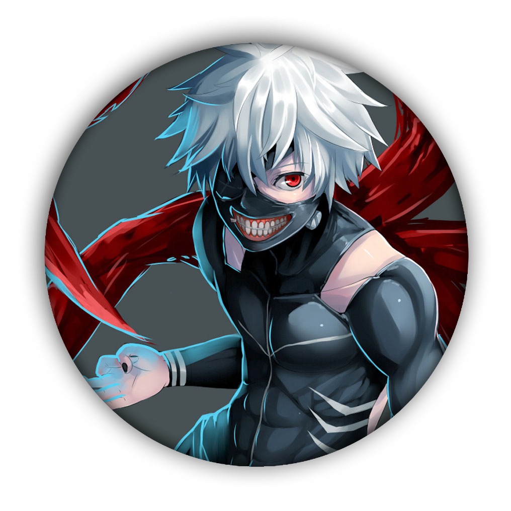 动漫周边东京喰种圆形徽章礼品收藏漫展117可来图定做