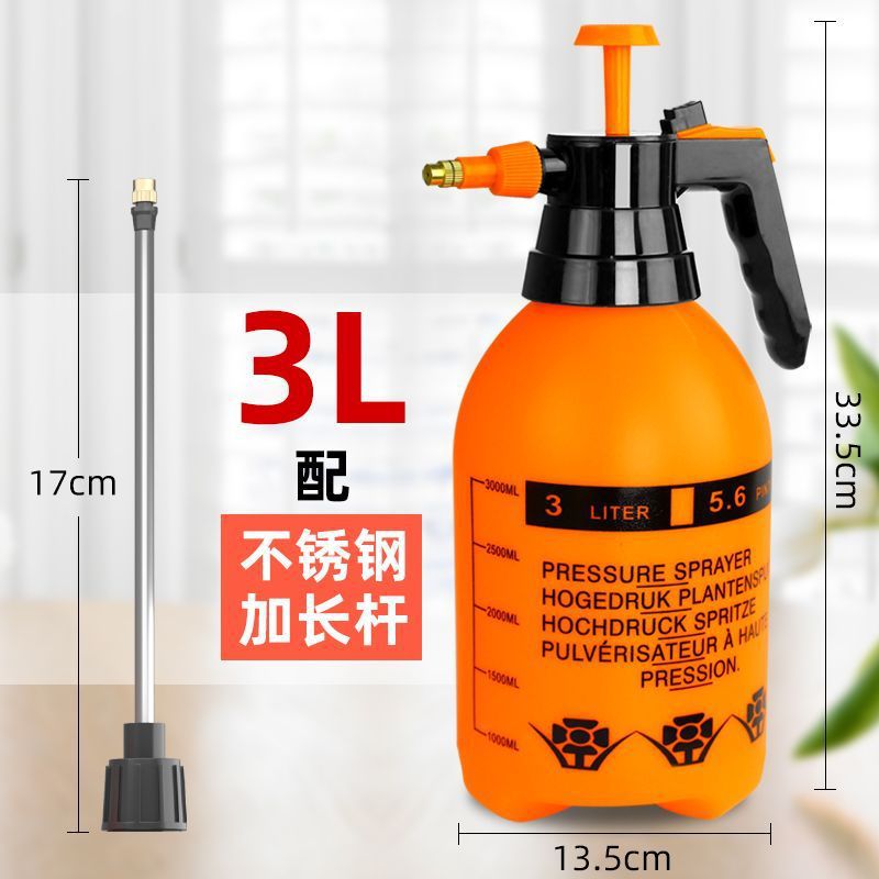 Manual Pneumatic Watering Sprinkling Can Watering Pot Watering Can Gardening Tools Sprayer Sprinkling Can Disinfection Household