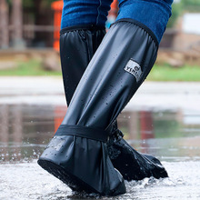 雨鞋套男士鞋套防水防滑雨天防雨脚套加厚耐磨高筒户外硅胶雨靴韻