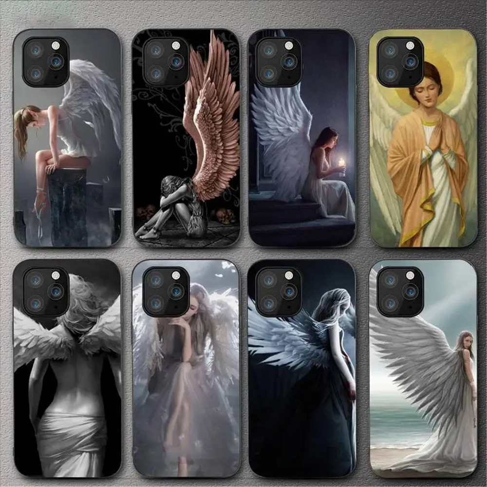 适用iphone15天使女孩翅膀手机壳-阿里巴巴