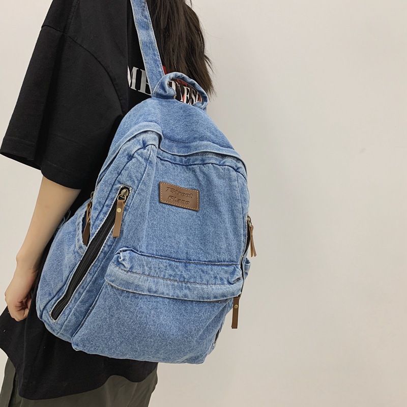 Wholesale 2022ins Fashion Personality All-Match New Backpack Travel Leisure Commute Junior High School Student Backpack