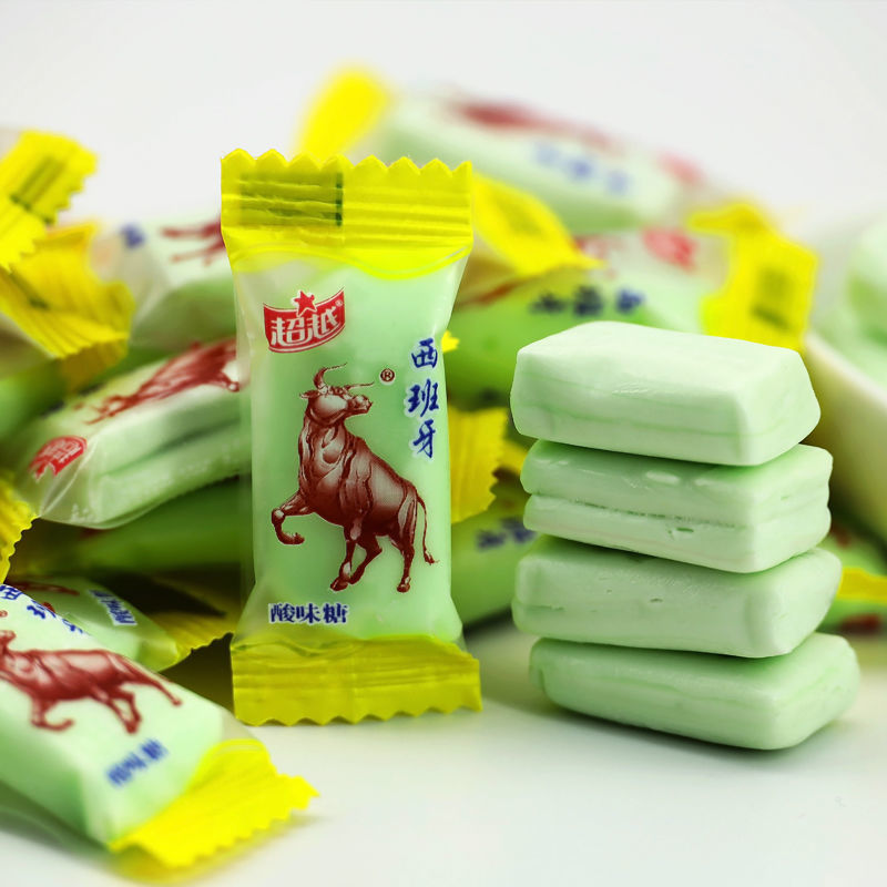 西班牙式奶糖散装混合口味结婚喜糖怀旧奶糖流口水酸奶糖酸奶味