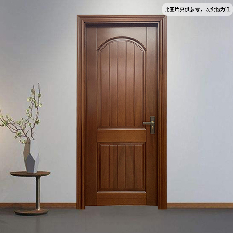原木多层实木复合烤漆门 别墅房间卧室卫生间隔静音室内套装木门