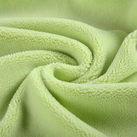 婴儿绒双面摇粒绒复合针织面料 婴幼儿玩具服装服饰面料辅料现货