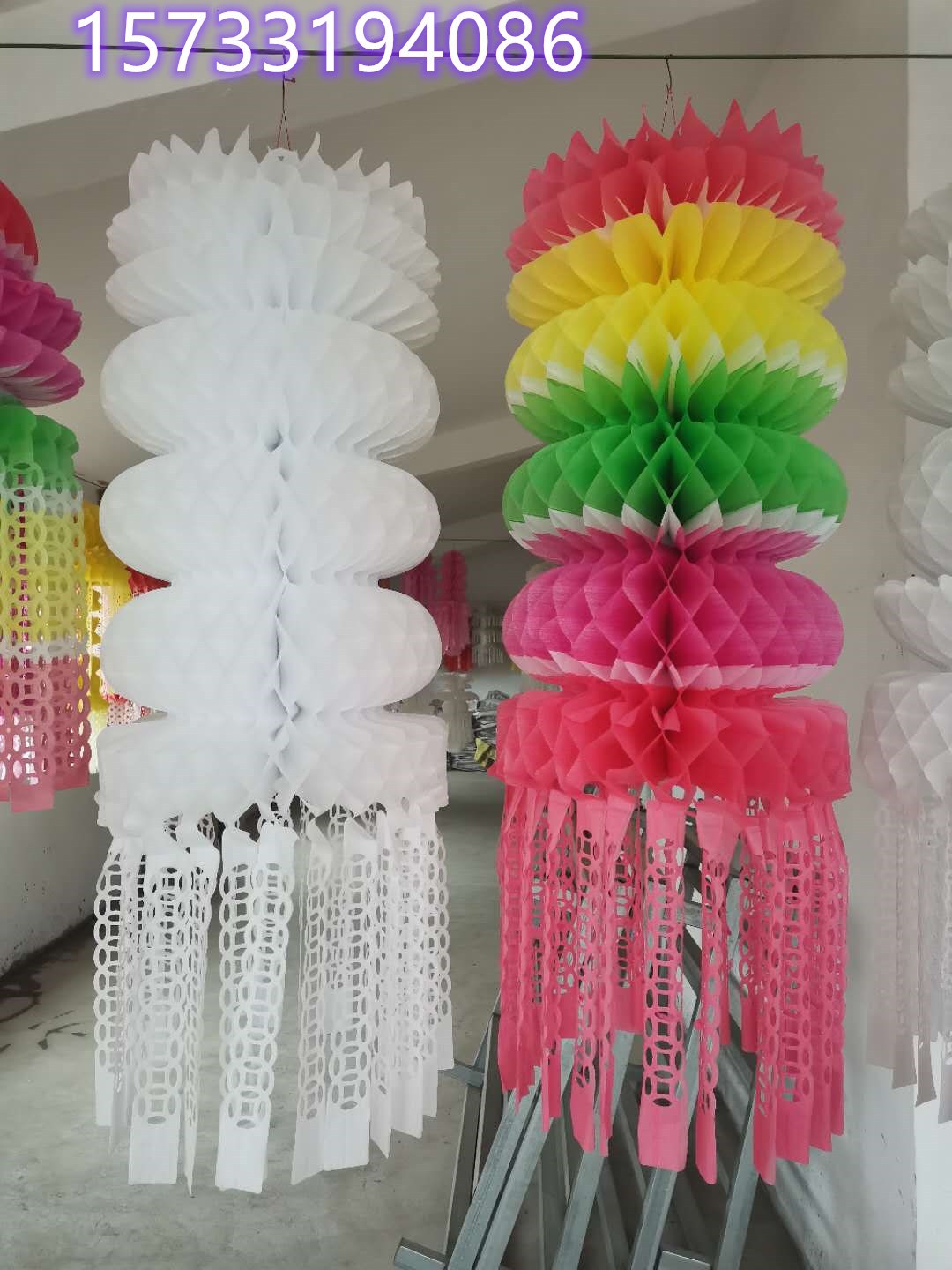 清明节灯笼环保纸坟飘上坟扫墓祭祀用品灯笼厂家直销