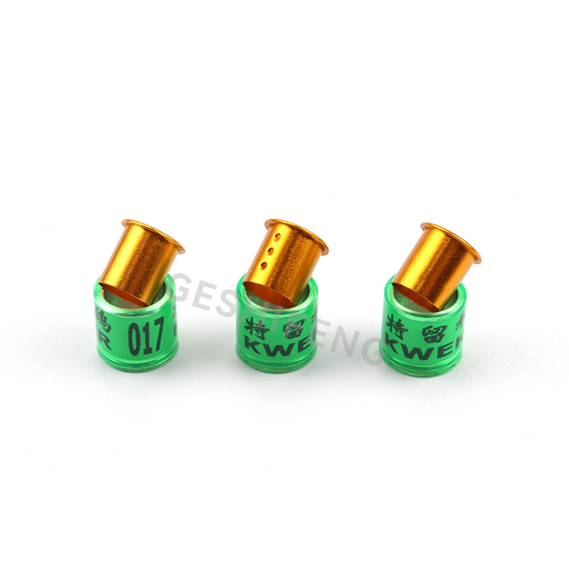 鸽子脚环赛鸽特比环比赛副环金属铝环中环鸽子足环识别标识环批发