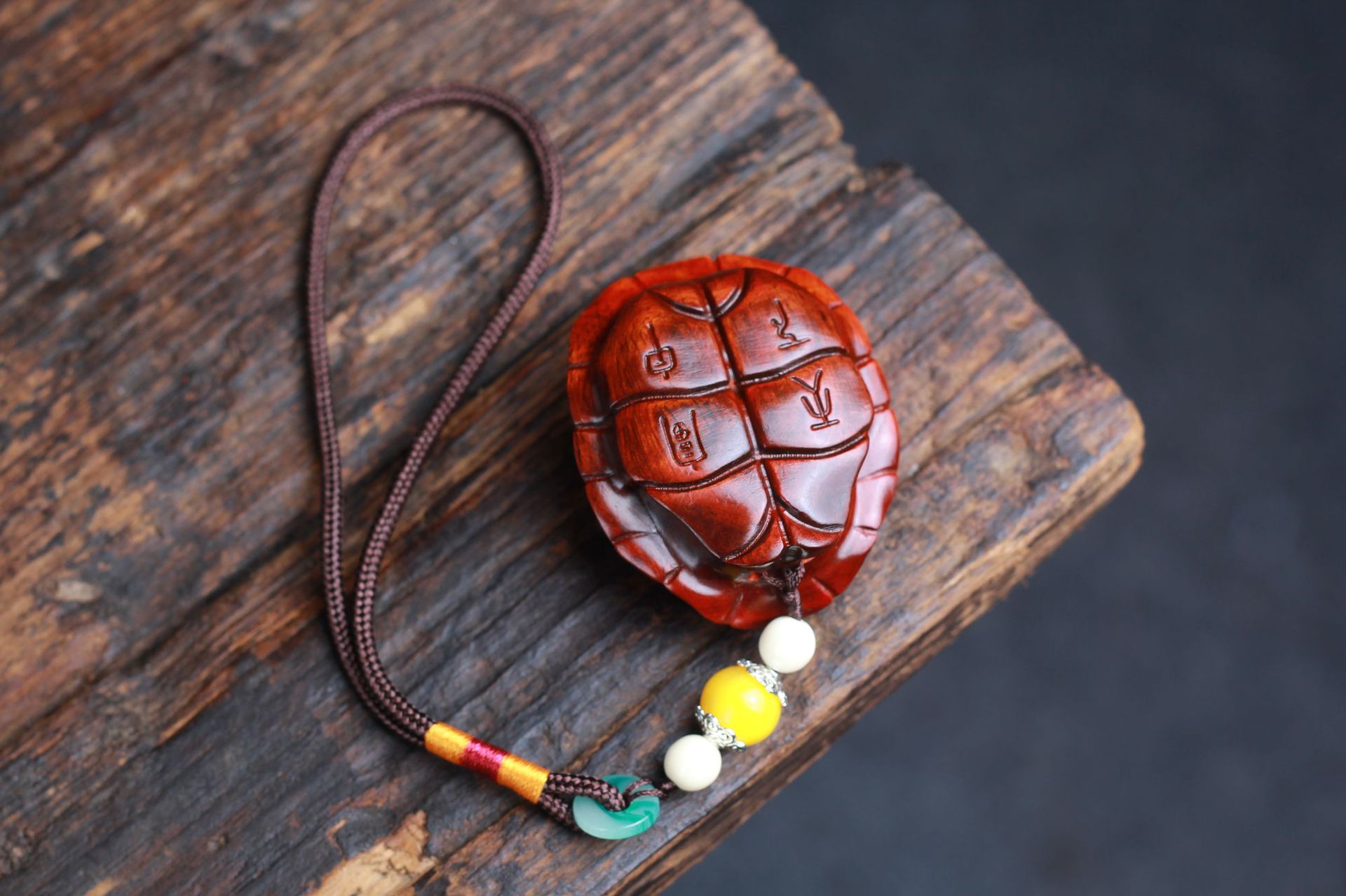 小叶紫檀乌龟壳摆件文玩龟壳手把件男士手玩把件木质工艺品饰品