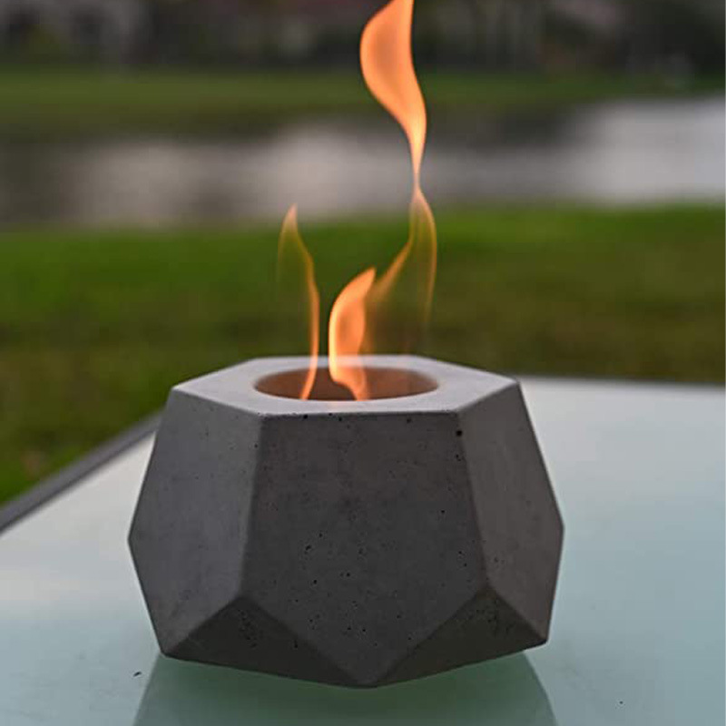 Cross-Border Cement Alcohol Small Stove Indoor Outdoor Winter Heating Small Oven Portable Desktop Decorative Small 