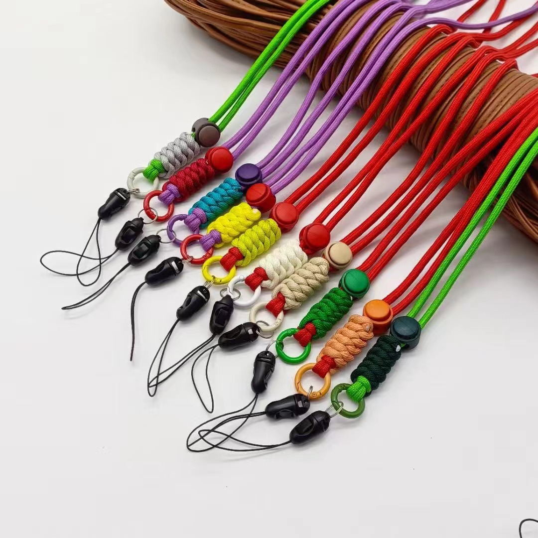 61色手编挂绳搭配防丢绳dyi搭配短绳手机挂绳手腕绳批发外贸热销