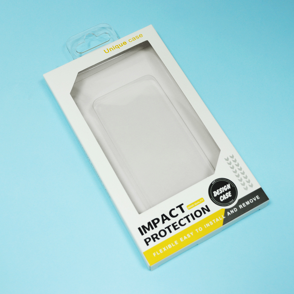 手机保护套通用包装盒苹果安卓开窗透明内托中性pvc手机壳包装盒