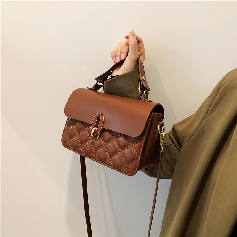 South Style Bag Chocolate Package 2022 New Advanced Texture Genuine Leather Women's Bag Handbag Commuter Shoulder Messenger Bag
