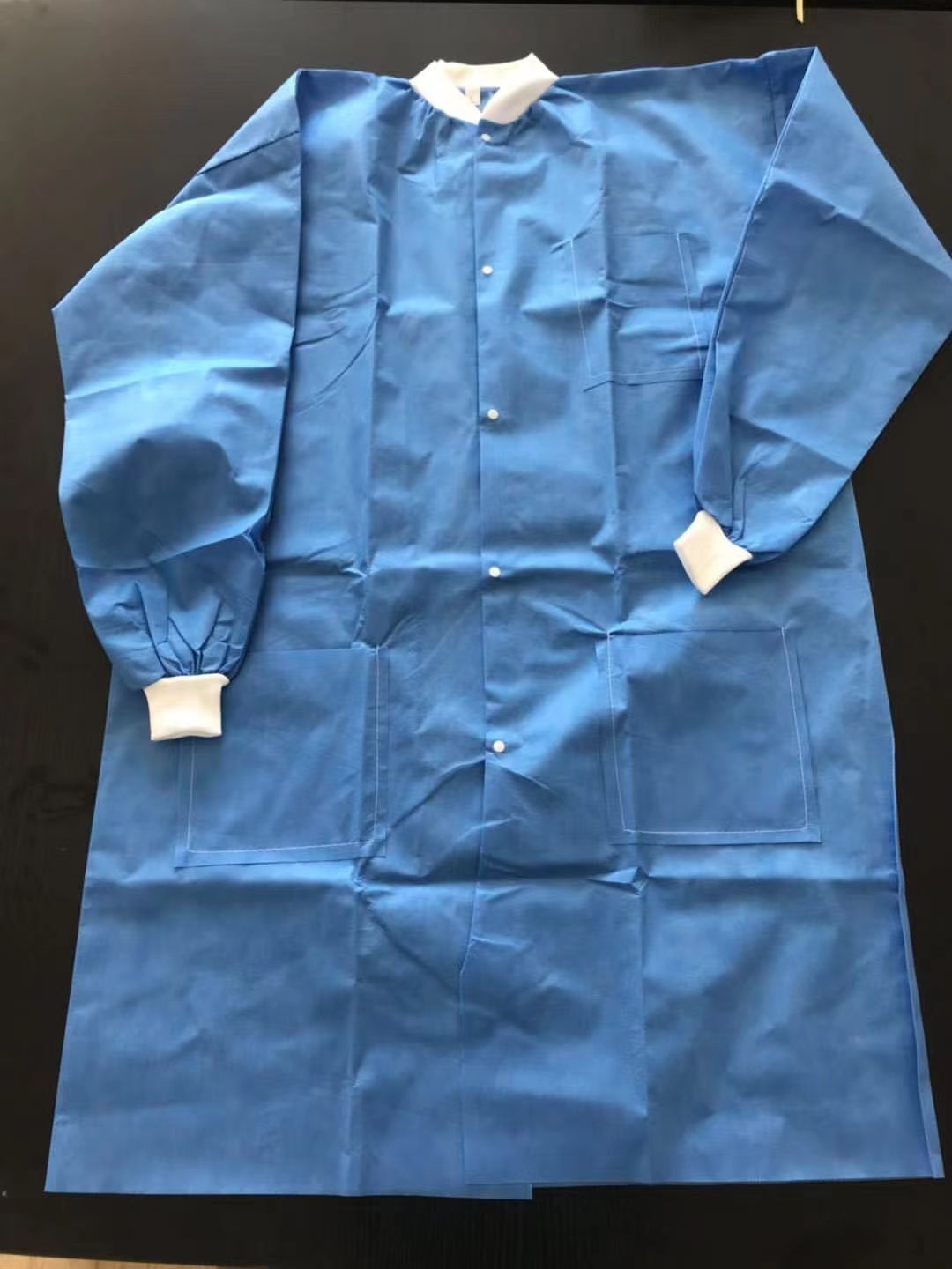 一次性无尘服参观服无纺布工作服实验服加厚无纺布衣服一次性大褂