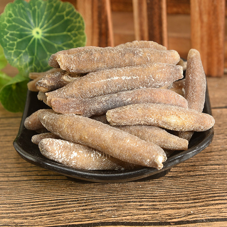 130头沙秃参足干黄金秃厚肉明秃参500g免刷皮白赤虫秃干货 口感好