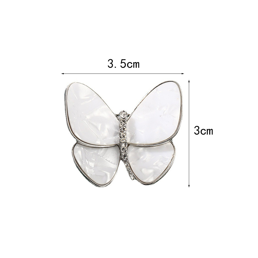 Meng Wanzhou Same Butterfly Brooch Broken Cocoon Butterfly Fritillary Shell Temperament Wild Pin Corsage Clothing Accessories