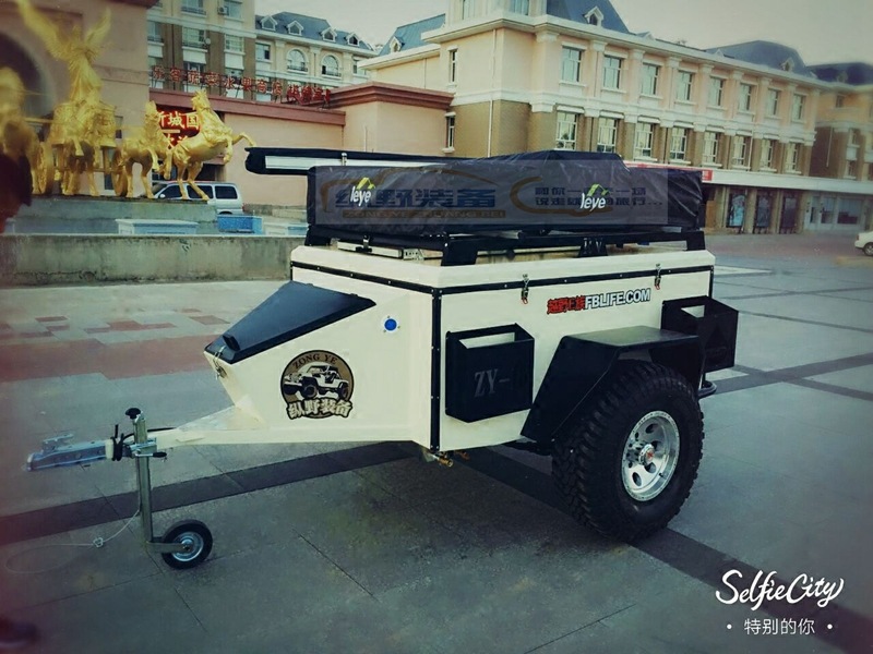 上海亿宝越野拖挂车野营拖车拖挂房车旅居车野炊车汽车拖斗挂车