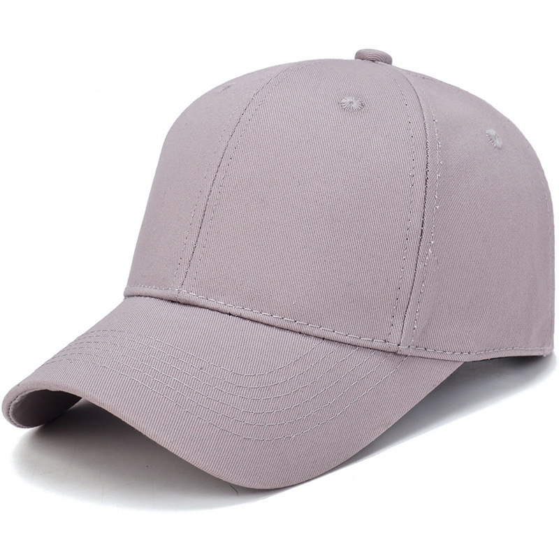 Wholesale Order Hat Summer Cotton Light Board Korean Style Solid Color Baseball Cap Men's Peaked Cap Outdoor Sun Hat for Women